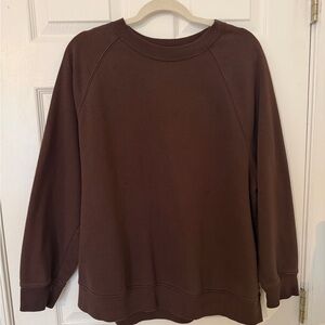 Old Navy - Brown - Oversized - Crewneck - Size L